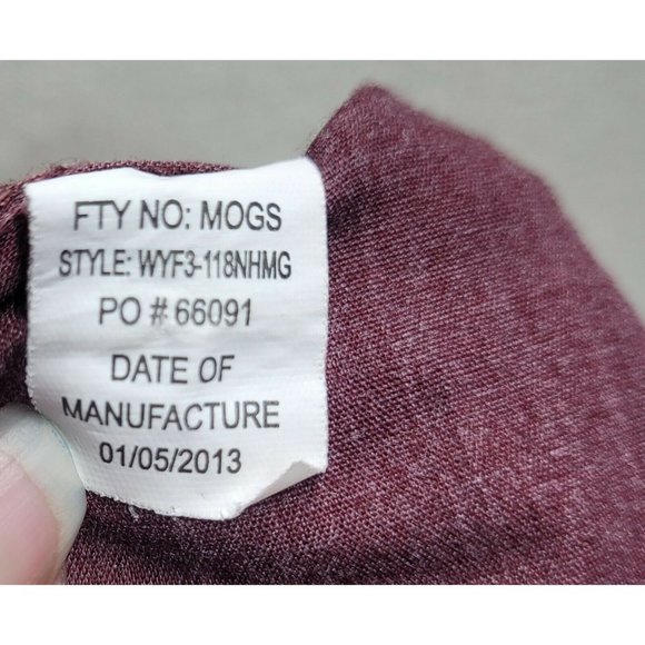 Retrofit Brand MFG Short Sleeve Button Down Shirt Maroon Red Mens Size XL - Picture 7 of 8